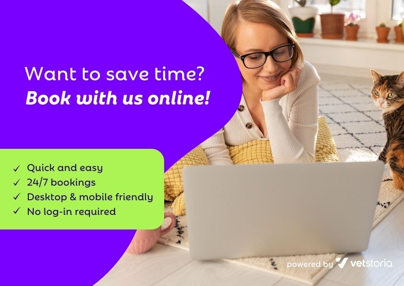 Carousel Slide 1: Book Your Pet's Appointment Online